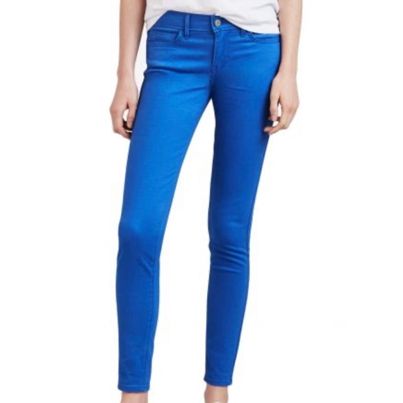 Levi's Denim - LEVI’S Royal Blue Mid Rise Skinny Jeans
